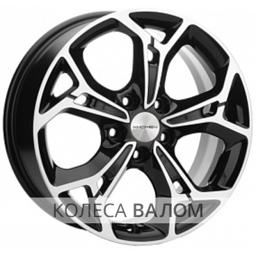 Khomen Wheels KHW1702 (ZV17_CX-5/Seltos) 7x17 5x114.3 ET50 67.1 Black-FP